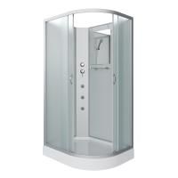 Душевая кабина Niagara Classic NG-3312-14LBKG (120х80х200) низкий поддон(13см),стекло матовое,3 места