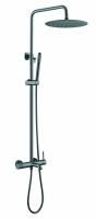 Душевая стойка Boheme Uno 468-SGM shine gun metall