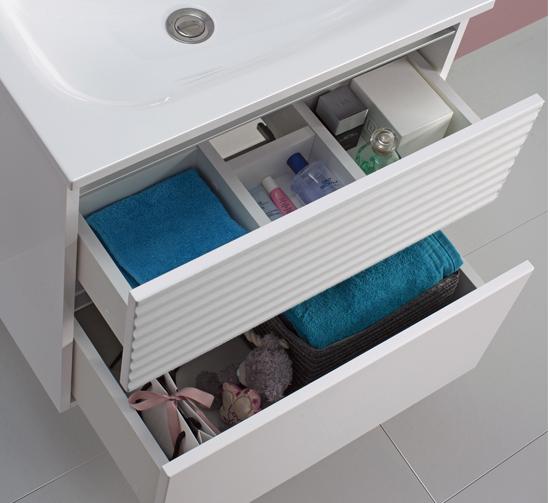 Тумба под умывальник Belux Севилья НП 60-02 Белый глянцевый