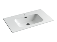 Умывальник накладной прямоугольный Ceramicanova Element 810*465*180мм, белый, CN7005