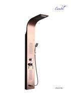 Панель CELIA RG душевая из нержавеющей стали с форсунками Ceruttispa CT10406, цвет розовое золото