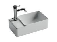 Умывальник подвесной прямоугольный Ceramicanova Element 395*220*125мм, Белый, CN5046