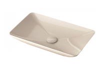 Раковина ISVEA SistemaY Clear накладная 600*377*127 цвет слоновая кость матовый 10SY50060SV-2K