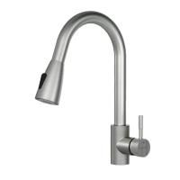 F85B07511 X-Joy S, Смеситель для кухни AM.PM с вытягивающимся изливом, сатин