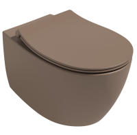 Унитаз ISVEA Sentimenti Neo подвесной 363*510*400 коричневый матовый 10AR02010SV-2H