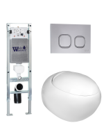 Комплект инсталляции с унитазом Weltwasser AMBERG 350 ST + JECKENBACH 004 GL-WT + AMBERG RD-CR