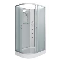 Душевая кабина Niagara Classic NG-3312-14RBKG (120х80х200) низкий поддон(13см),стекло матовое,3 места