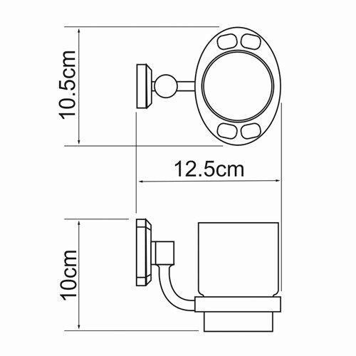 Подстаканник WasserKRAFT Oder K-3028