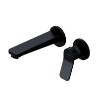 F85A72622 X-Joy, Смеситель для умывальника AM.PM монтируемый в стену, чёрный