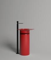 Раковина накладная Salini NINFEA 02, белый, 110521M