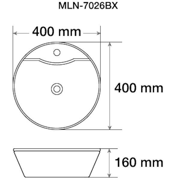 Раковина MELANA MLN-7026BX