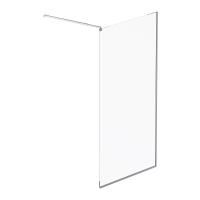 W84WI-110-F1-MTE Душевая перегородка AM.PM Func 110x200, стекло прозр. 8 мм + покрытие, профиль мат хром