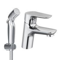 770300001 Jupiter Смеситель для умывальника Damixa с гиг. душем, хром