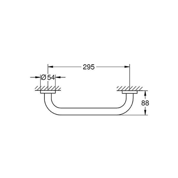 Поручень для ванной Grohe Essentials 40421001