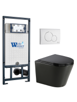 Комплект инсталляции с унитазом Weltwasser MARBERG 507 + SALZBACH 043 GL-BL + MAR 507 RD GL-WT