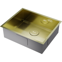 Кухонная мойка Omoikiri Kasen 54-16-INT-LG нерж. сталь/светлое золото 4997060