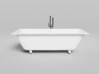 Ванна встраиваемая Salini ORLANDA AXSIS KIT 180x80 покраска по RAL полностью, S-Stone, матовый 103322MF