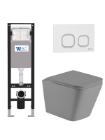 Комплект инсталляции с унитазом Weltwasser AMBERG 350 + GELBACH 041 MT-GR + AMBERG RD-WT