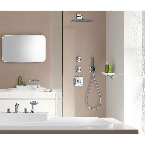 Тропический душ Hansgrohe Raindance Е Air 1jet 360 27376000 со стены 36x19 см