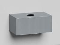 Подвесной модуль Salini Armonia 900x400 с вырезом под сифон, сталь, 27A.1.900.400.01.1