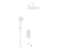 A85161 Встраиваемый комлплект для ванны WasserKRAFT с верхней душевой насадкой, лейкой и изливом