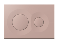 Кнопка смыва ISVEA Dome 54DM0108I для инсталляции Durezza цвет лососевый матовый 54DM0108I