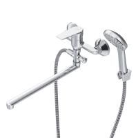 F90A90100 Gem, Смеситель для ванны и душа AM.PM, излив 325 мм, душевой набор, хром