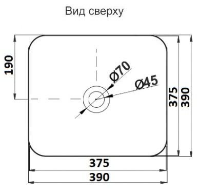 Раковина накладная CeramaLux 2106MB