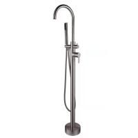 Смеситель для ванны напольный Savol S-SUS8801, сатин