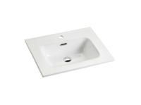 Умывальник накладной прямоугольный Ceramicanova Element 610*465*180мм, белый, CN7001