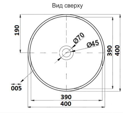 Раковина накладная CeramaLux 9423