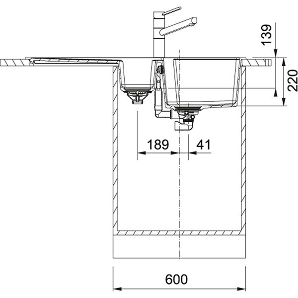 Кухонная мойка Franke Urban UBG 651-100 Оникс 114.0595.437