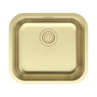 Мойка Paulmark VELLO 48 UNI VE48-LG 480х430х180 мм, нержавеющая сталь, светлое золото