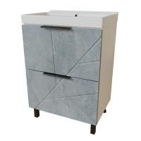 Тумба для ванной MIXLINE "Гранд-60" Бетон под ум.Fest-60 (Sanita Lux) (553026)