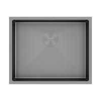 Мойка Paulmark NEXT 54 UNI PM215444-MG 440х540х200 мм, нержавеющая сталь, матовый серый