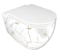 Унитаз ISVEA Infinity подвесной 365*530*400 MARMO белый матовый 10NF02001-2L-MRM