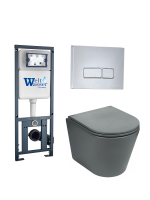 Комплект инсталляции с унитазом Weltwasser MARBERG 410 + SALZBACH 043 MT-GR + MAR 410 SE-CR