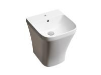 Раковина моноблок подвесная Ceramicanova DION, белый, CN6067