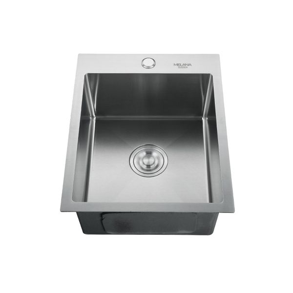 Мойка Melana H4050 ProfLine 3,0/200 САТИН врезная прямоугольная с коландером H4050