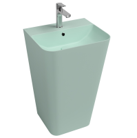 Раковина ISVEA Sott'Aqua напольная 500*420*830 цвет мятно-зеленый матовый 10SQ37001SV-2T