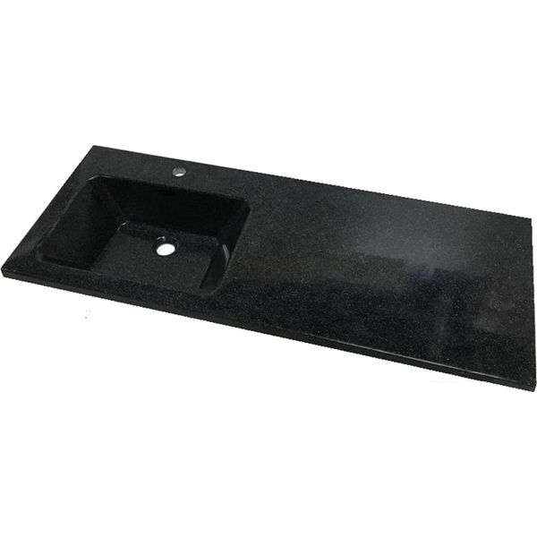 Раковина Elmar R-07Q4-01 120x50 левая, черный