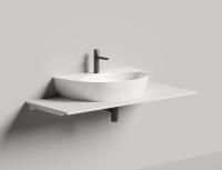 Раковина накладная Salini ALDA WALL 03 покраска по RAL полностью, 140323MF