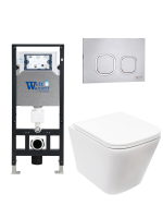 Комплект инсталляции с унитазом Weltwasser AMBERG 506 + GELBACH 043 MT-WT + AMBERG RD-MT CR