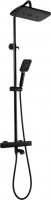 Душевая система FILARETE FL2050 с термостатом (Черный матовый)