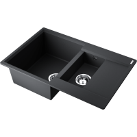 Кухонная мойка Omoikiri Daisen 78-2T-BL Tetogranit/черный 4993535