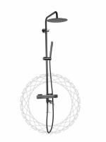 Душевая система FILARETE FL2050 с термостатом (Графит)