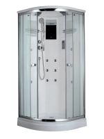 Душевая кабина Timo Lux T-7709 NEW  90*90*225, турецкая баня хамам, стульчик прозрачный