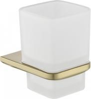 Настенный стакан одинарный Grocenberg AC0053 (Золото матовый)