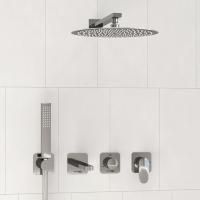 A3151.269.270.090.116.271.087.103 Встраиваемый комплект для ванны WasserKRAFT с верхней душевой насадкой, лейкой