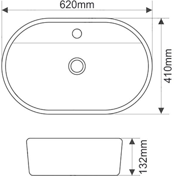 Раковина MELANA MLN-78325